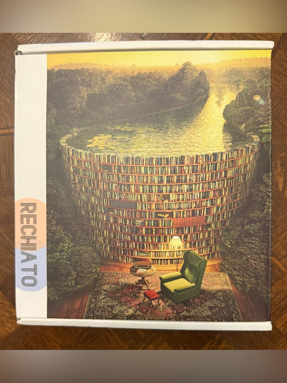 RECHIATO NO.6603 “Bookshelf Canal” 1000pc Jigsaw Puzzle